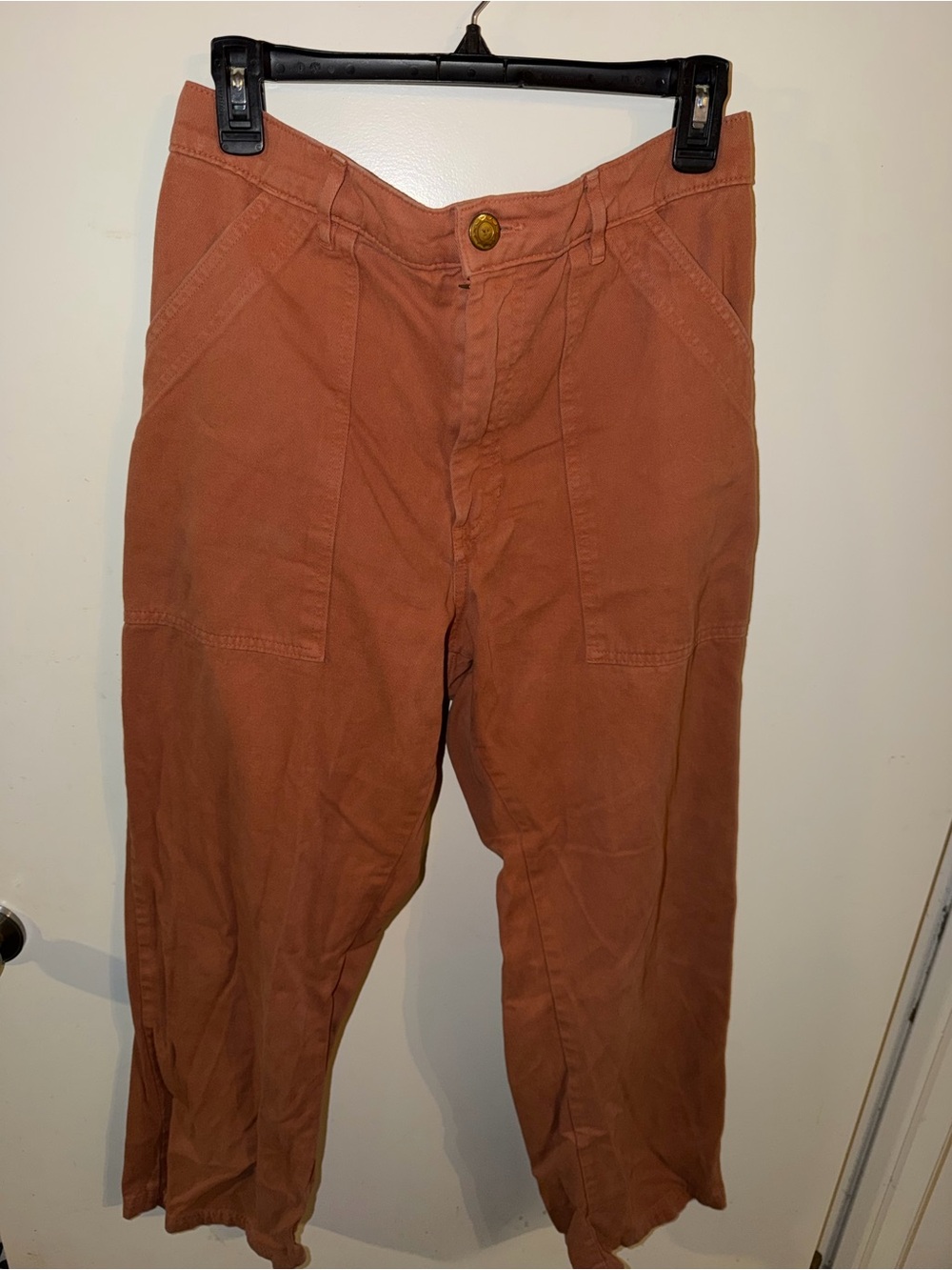 Big Bud Press Women's Rust Straight Leg Cotton Pants